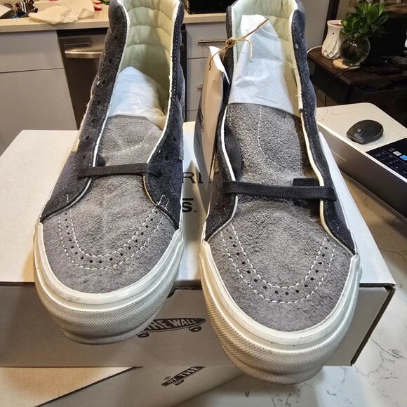 Vans x Notre Sk8 Hi Reissue 38 Lx Notre Raven Grey VN000CR0RVN MENS 13 NEW RARE - Picture 7 of 8